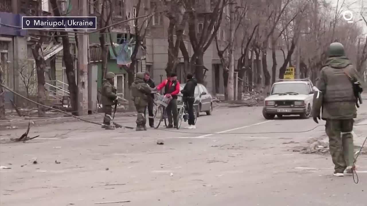 Destruction in Mariupol as Russia Encircles Besieged City