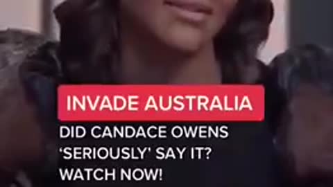 Candace Owens Speaking on World Crisis