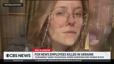 Fox News cameraman and local producer killed in Ukraine