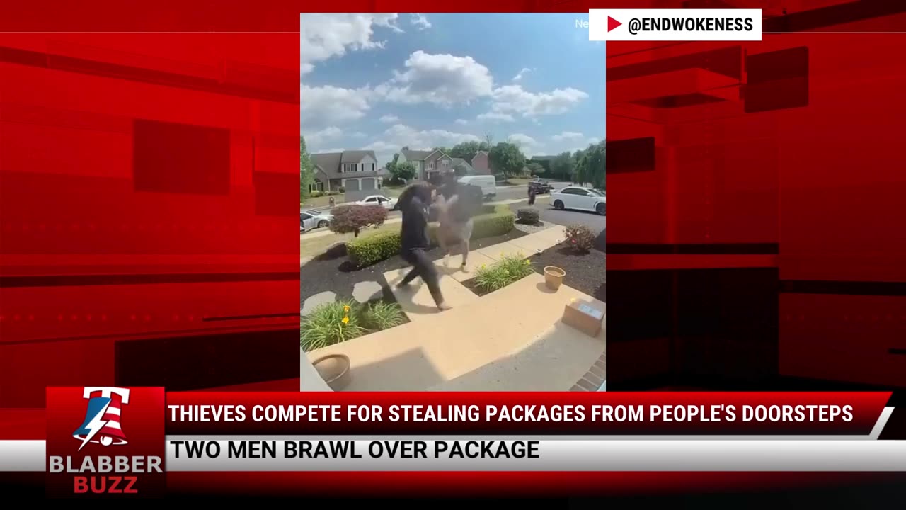 Thieves Compete For Stealing Packages From People's Doorsteps