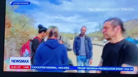 Islamic nazis crossing US Border!