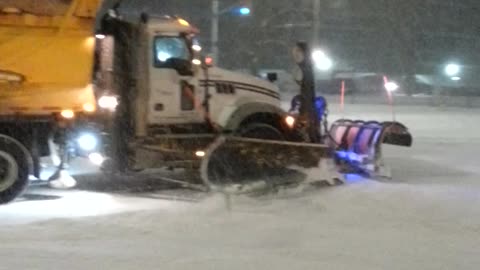 Snowplow Winter Storm