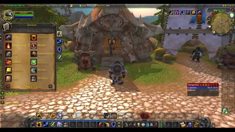 WoW Burning Crusade Shaman and Druid (wife) trails of the cow people