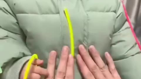 How the Chinese use fluorescent sticks on their children
