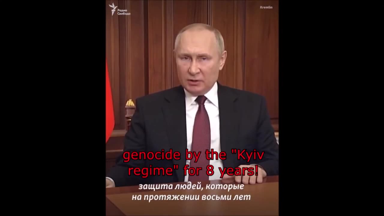 Putin appears to have almost completely copied Hitler's speech before the attack