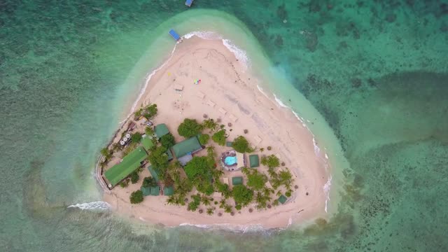 Fijian Island by drone