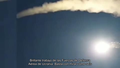 ️Brillante trabajo de las Fuerzas de Defensa Aérea de Ucrania. ¡Solo mire cómo seis cohetes dispar