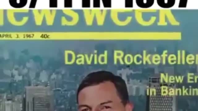 9/11 - Rockefeller Gloats About 9/11 in 1967