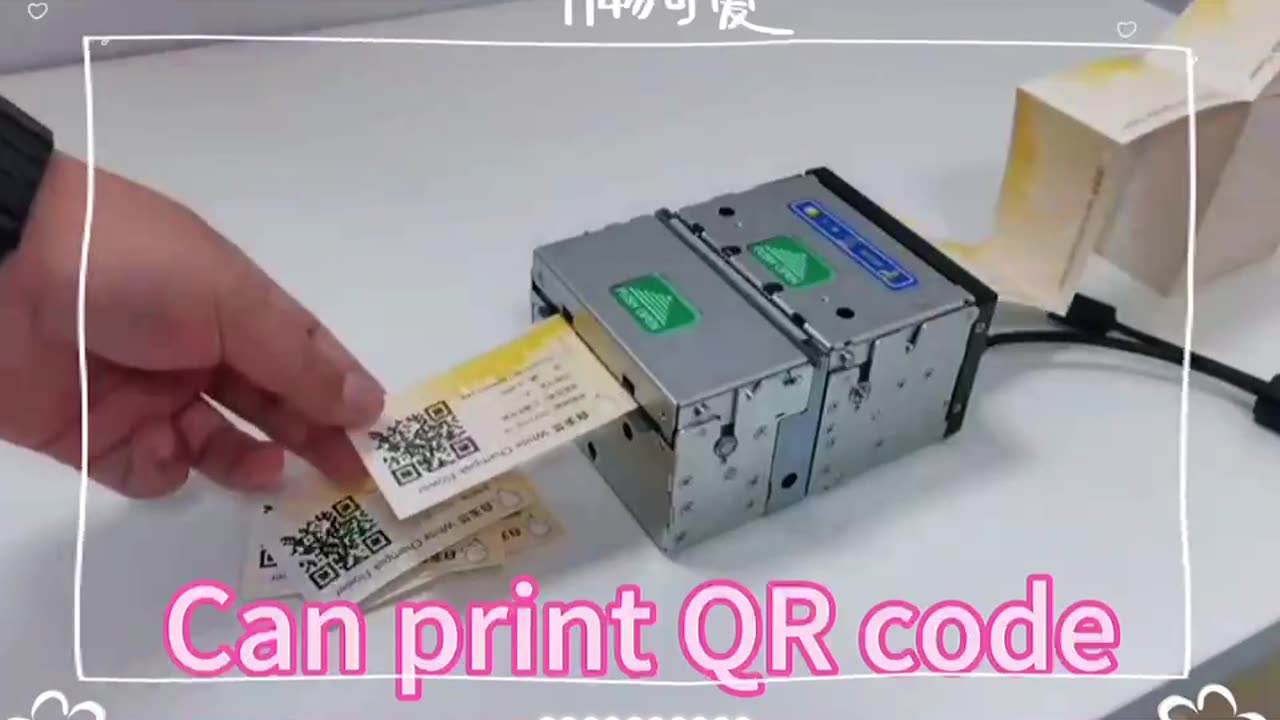 Thick Ticket Printer Parking Ticket Flight Ticker Printer