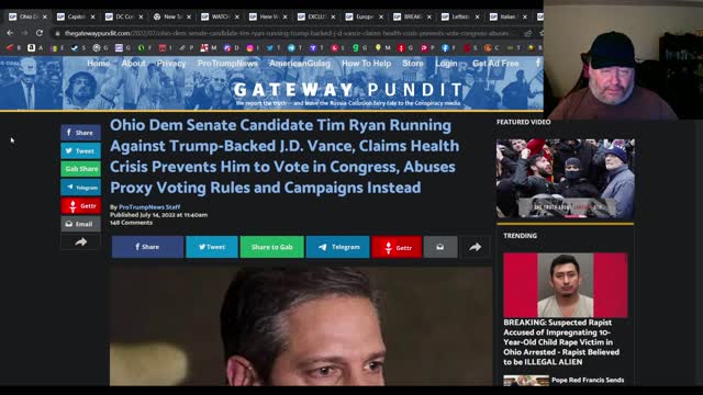 Democrat Tim Ryan lies