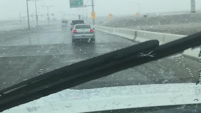 Snowing in Las Vegas NV