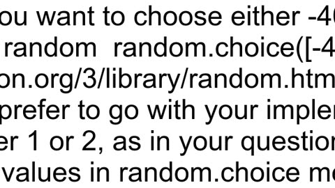 How to choose randomly between two values