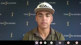 Garrick Higgo chats about the Players Championship