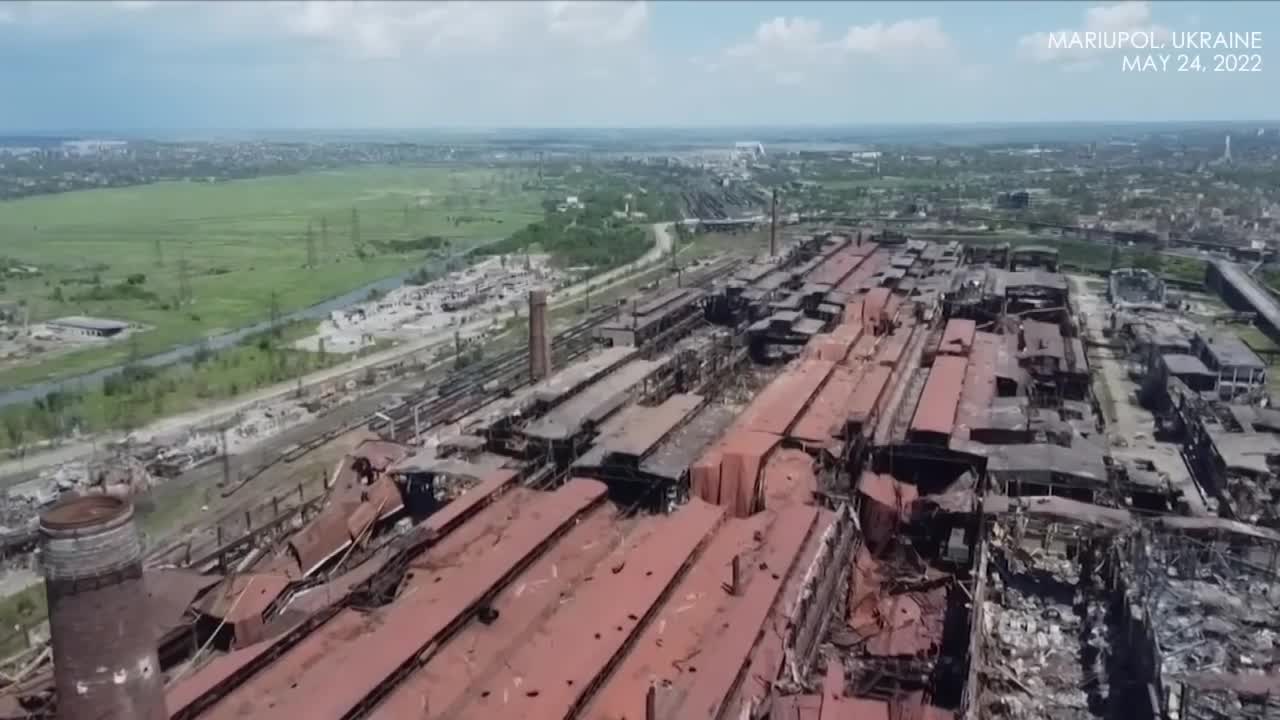 Bunkers going 7 floors below ground! Russia releases footage of Azovstal steel plant