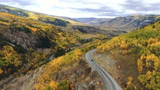 camp hale drone fall nature