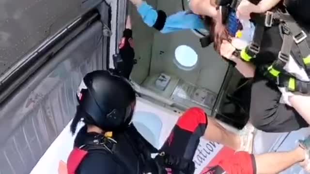 skydiving