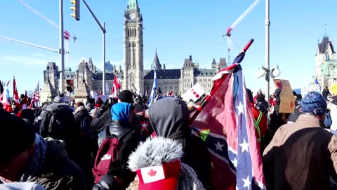 Truckers protest in Canada