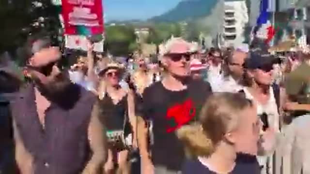 Manifestation Annecy le 21 08 2021