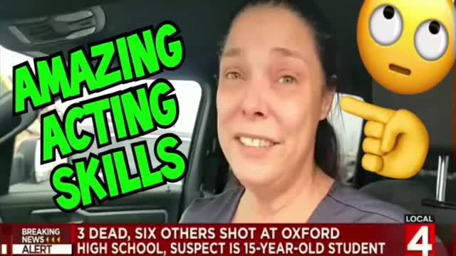 Really bad Oxford High school shooting crisis actor