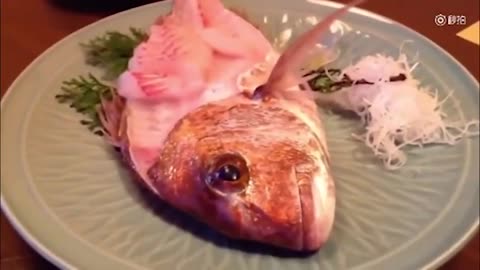 Buyer has been allowed to eat fish alive