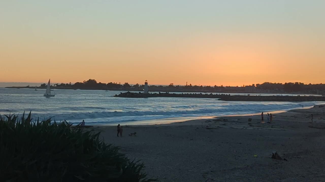 Ending the day at Twin Lakes Beach