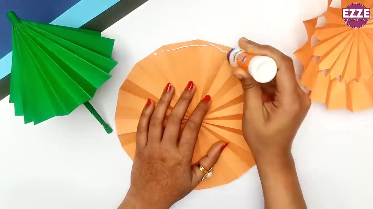 How to make paper umbrella