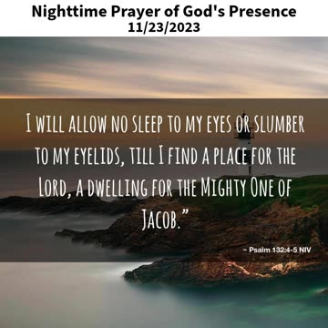 Nighttime Prayer of God's Presence #youtubeshorts #grace #jesus #mercy #faith #fyp #blessed #joy