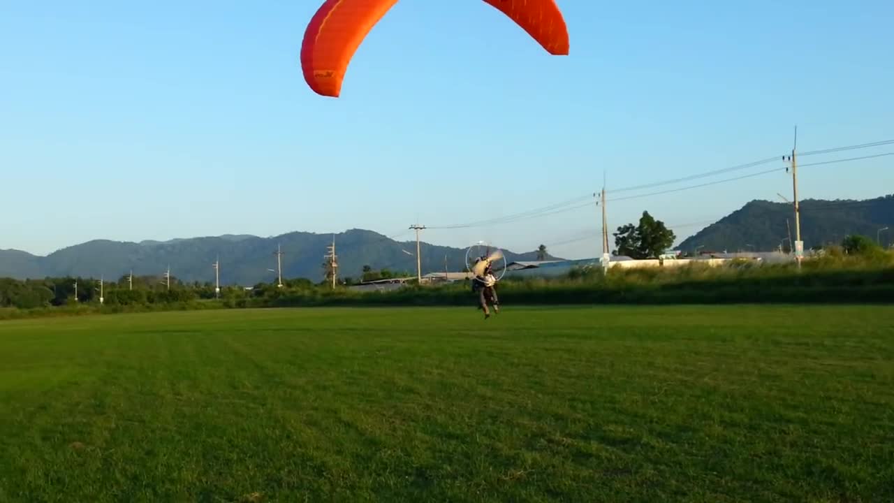 Powered paragliding fail compilation