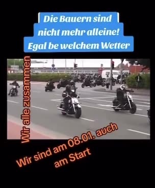 🚨BREAKING🚨Bikers ride to reinforce the farmers.