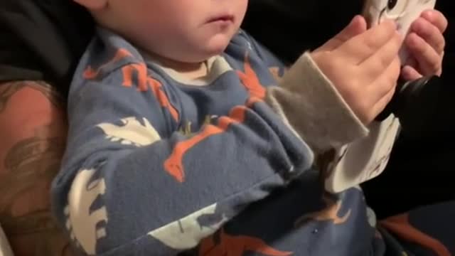 This cute 😍 kid's reactions will melt your heart.