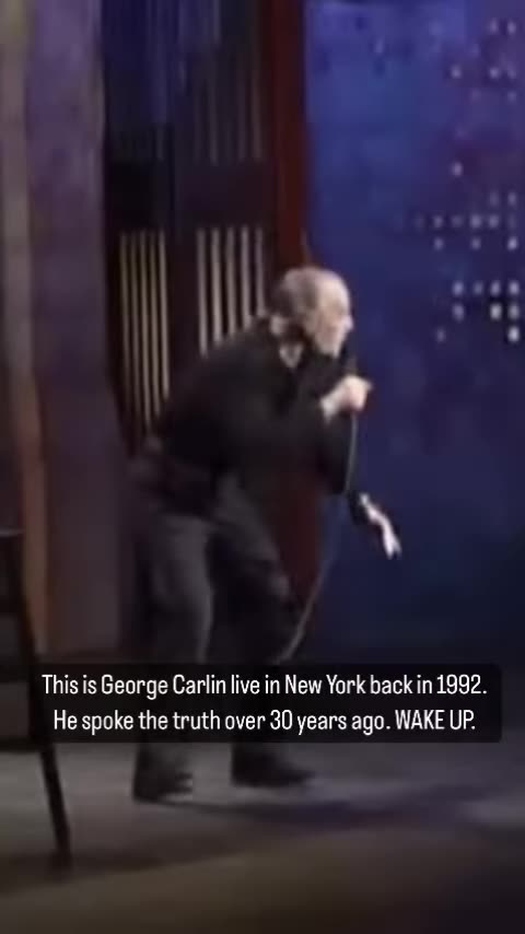 George Carlin: How establishment elites stay in power at your expense