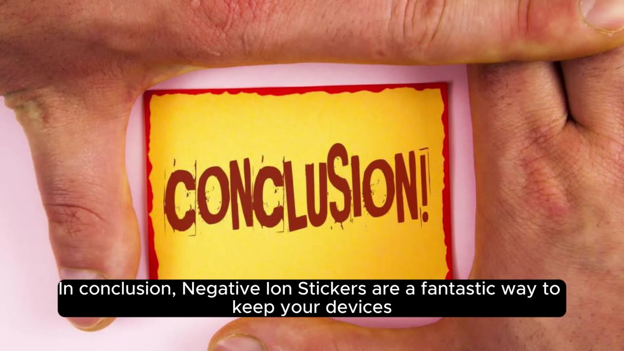 Negative Ion Sticker