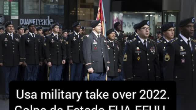 Usa military take over 2022 golpe de estado EEUU EUA