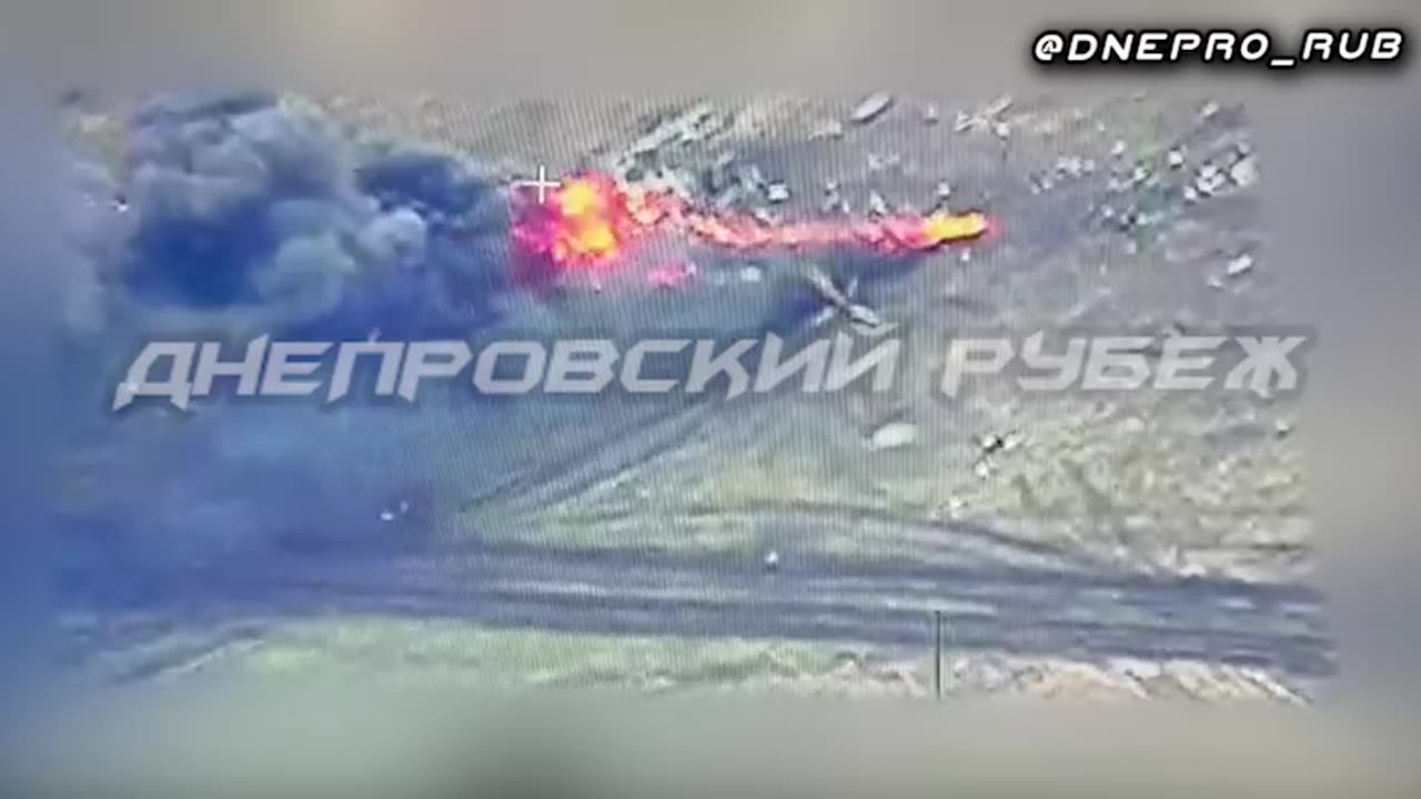 At Rabotino, an attack Mi-24 of the Ukraine was destroyed by an accurate ATGM strike