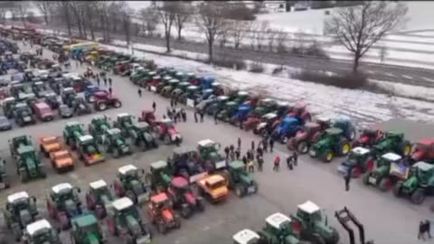 This morning at dawn the protest of farmers across Germany erupted