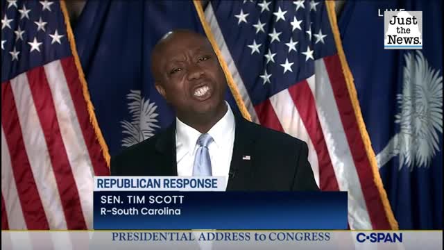 Republican Sen. Tim Scott responds to Biden speech, says president's actions don't create unity