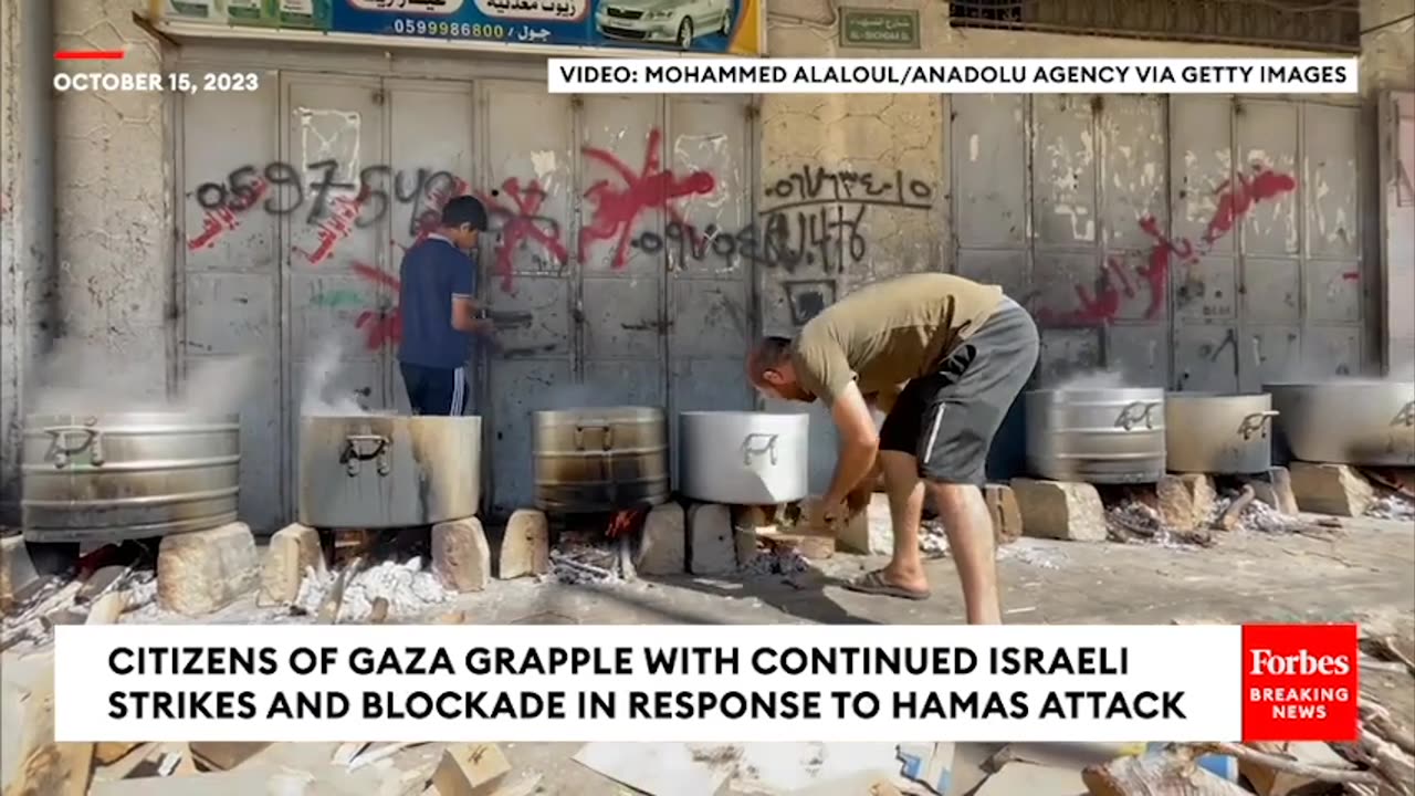 Scenes From The Gaza Strip- Palestinians Grapple With Israel's Response To Hamas Attacks