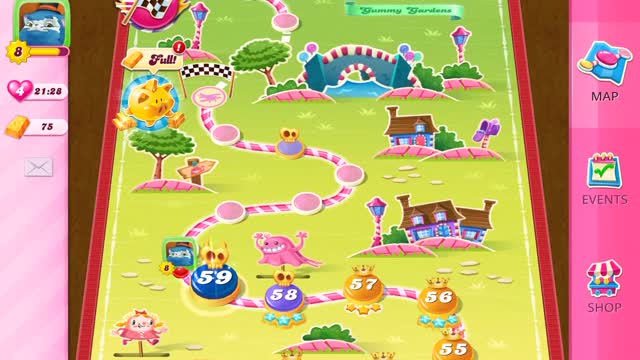 Level 58 CandyCrush Saga with Pfydaux