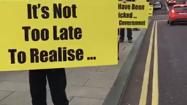 Vaccine Mandate Silent Protest