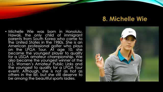 Most beautiful sports women's in world