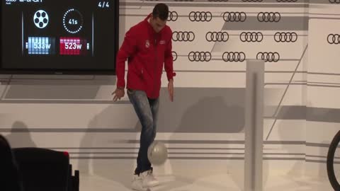 Skill Ronaldo at the Audi Energy Competition