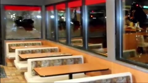 Burger King Prank gets workers to bust windows out.