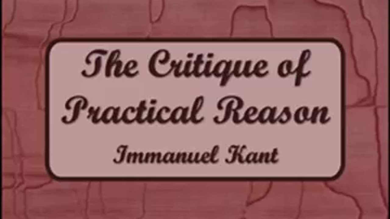 The Critique of Practical Reason by Immanuel KANT read by Various _ Full Audio Book