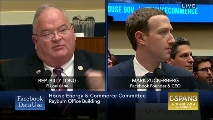 GOP lawmaker tells Zuckerberg Congress is ready to 'overreact'