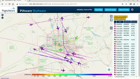 Cinco de Mayo 2022 - phx air traffik - skyware piaware