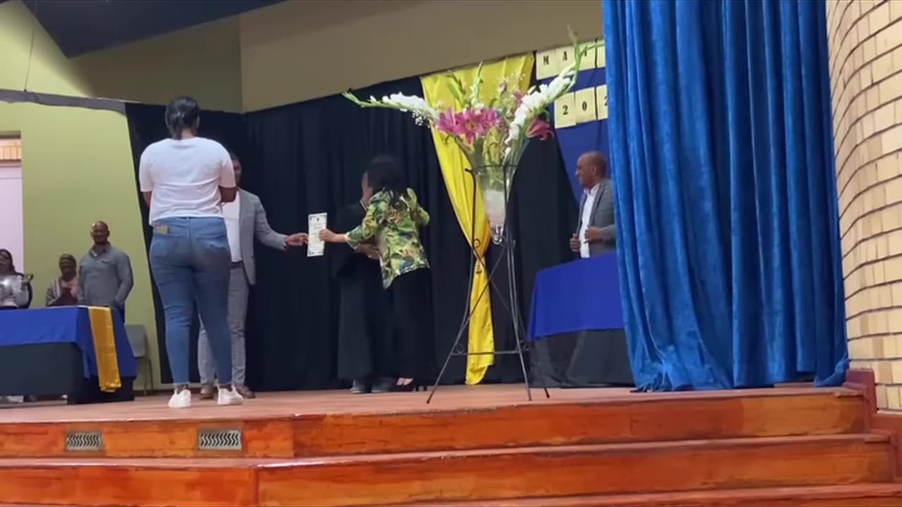 Down syndrome man earns honorary matric