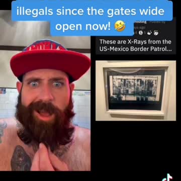 Wow! Wait till you see the dude in the suitcase!!! 😱 #illegals #border #xray #smugglers #shorts