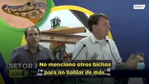 ➡️➡️➡️ @Q_Gold 💥Brasiliens Präsident lehnt die tödlichen Covid-Impfstoffe ab ‼️