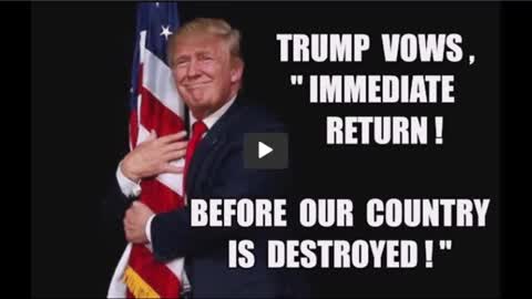Trump = Si j'attends, notre pays sera détruit !