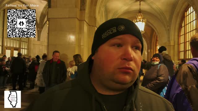 Chicago FOP Rally interview 25 Oct 2021